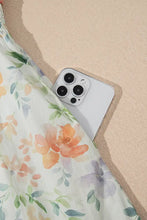 Frill Notched Puff Sleeve Dress Casual Dresses