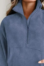 Half Zip Long Sleeve Sweatshirt Woman Sweatshirts