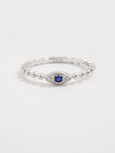 925 Sterling Silver Inlaid Zircon Ring Silver Rings