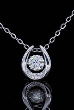 Moissanite Zircon Pendant Necklace Silver One Size Necklaces