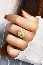 Moissanite Flower Shape Ring Rings
