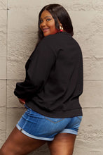 Simply Love Full Size ROCK ＆ LOVE Round Neck Sweatshirt Woman Sweatshirts
