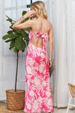 ADORA Print Spaghetti Strap Maxi Dress Casual Dresses