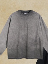 Men's Round Neck Gradient T-Shirt Gray
