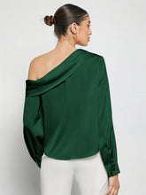 Emerald Green Off Shoulder Blouse for Women