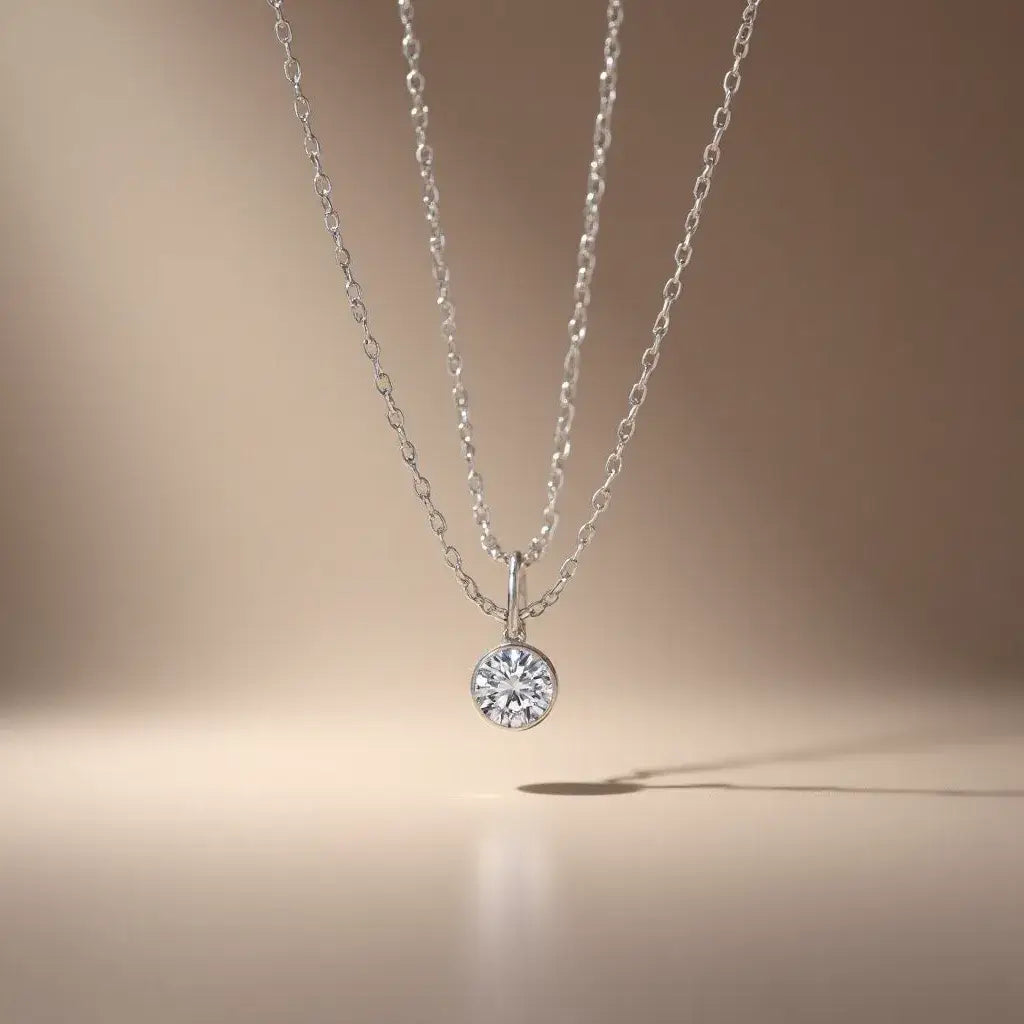 Eleve o Seu Estilo com o Colar de Moissanite de 1 Quilate da Hipomarket