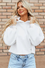 Exposed Seam Long Sleeve Hoodie Woman Sweatshirts