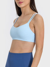 Millennia Scoop Neck Double Strap Active Cami Woman Activewear