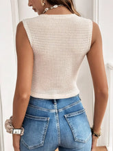 Button Up V-Neck Vest