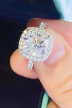 3 Carat Moissanite 925 Sterling Silver Square Ring Rings