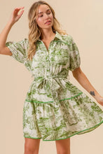 BiBi Woven Printed Tiered Dress Casual Dresses