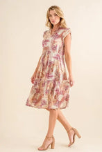 And The Why Boho Printed Tiered Dress Casual Dresses