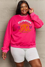 Simply Love Full Size PUMPKIN SPICE Graphic Sweatshirt Strawberry Woman Sweatshirts