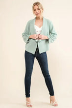 And The Why Stretch Non-Wrinkled Basic Open-Front Blazer Woman Outerwear