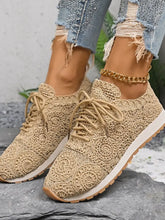 Mesh Lace Up Sneakers Woman Sneakers