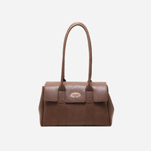 PU Leather Shoulder Bag Chestnut One Size