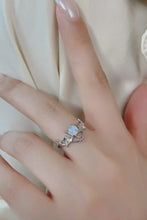 Moonstone Bat 925 Sterling Silver Ring Rings