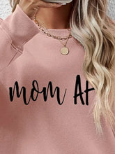Letter Graphic Dropped Shoulder Sweatshirt Woman Sweatshirts