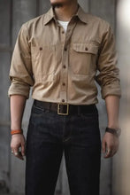 Men's Button Down Long Sleeve Shirt with Chest Pockets Mens Tops