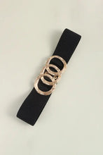 Zinc Alloy Buckle Elastic Wide Belt Belts