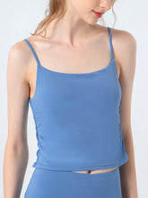 Ruched Sports Cami Misty Blue