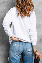 MARDI GRAS Sequin Long Sleeve Sweatshirt