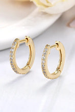 Moissanite 925 Sterling Silver Huggie Earrings Earrings