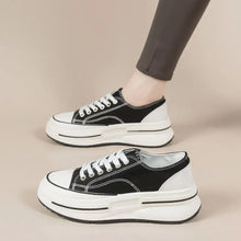 Tied Round Toe Platform Sneakers Woman Sneakers