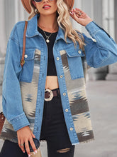 Geometric Raw Hem Button Up Denim Jacket Pastel Yellow
