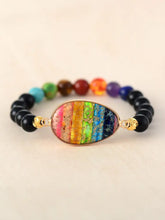 Geometrical Shape Beaded Bracelet Multicolor One Size Necklaces