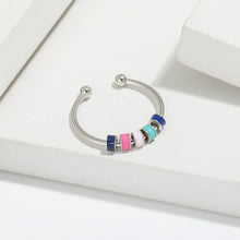 925 Sterling Silver Oil Drip Ring Style A 7 Rings