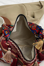 Tassel Adjustable Strap Shoulder Bag