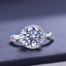 3 Carat 925 Sterling Silver Moissanite Ring Silver