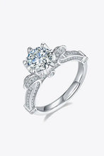 Adored 1 Carat Moissanite 925 Sterling Silver Ring Silver Rings