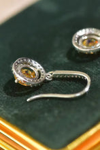 Platinum-Plated 2 Carat Moissanite Drop Earrings Earrings