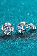 It's Your Day Moissanite Rhodium-Plated Stud Earrings Earrings