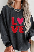 Valentine’s Day LOVE Round Neck Long Sleeve Sweatshirt Woman Sweatshirts