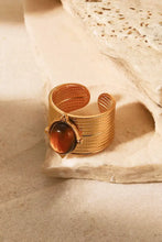 18K Gold-Plated Wide Open Ring Rings