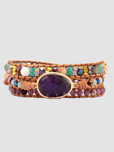 Triple-Layer Amethyst Bracelet Necklaces