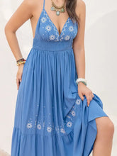 Printed Halter Neck Maxi Cami Dress Woman Maxi Dress