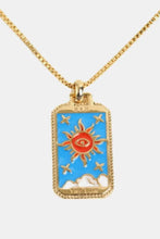 Tarot Card Pendant Copper Necklace Necklaces