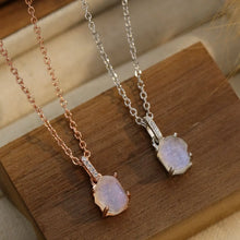 Moonstone 925 Sterling Silver Necklace Silver One Size