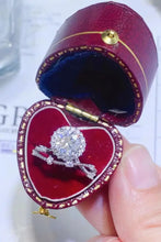 1 Carat Moissanite Platinum-Plated Ring Rings