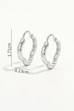 925 Sterling Silver Inlaid Zircon Earrings
