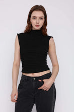 Mock Neck Ruched Tank Tanks & Camis