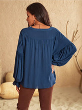 Tie Neck Long Sleeve Blouse Woman Blouses