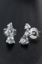 Adored Your Way Moissanite Stud Earrings Silver One Size Earrings