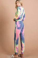 BiBi Tie Dye French Terry Casual Pants Woman Pants