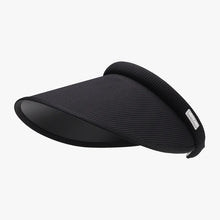 Wide Brim PVC Sun Hat Black One Size