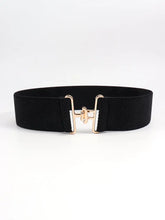 Elastic Wide Belt Black One Size Belts